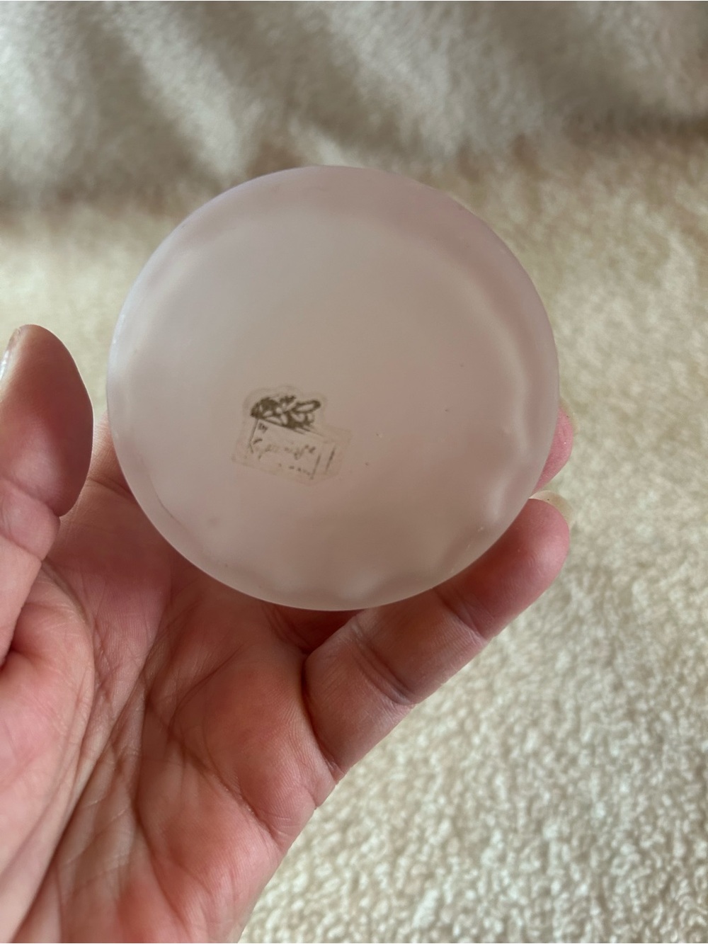 💰3 for $20 - Delicate Cream Glass Bud Vase - Picture 5 of 9